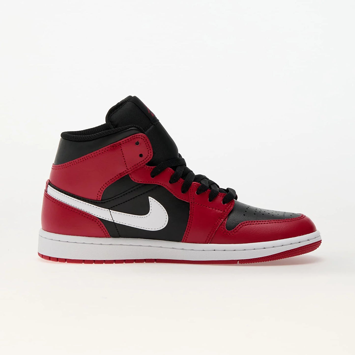 Air Jordan 1 Mid "Black/ White-Gym Red"