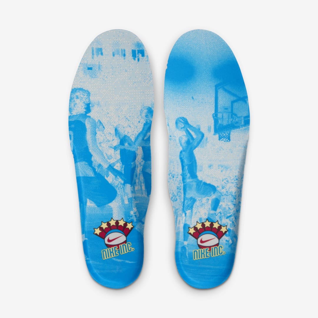 Talpa interioară albastră cu design Nike Air Force 1 '07 LV8 Harlem Globetrotters Pack cu logo Nike Inc