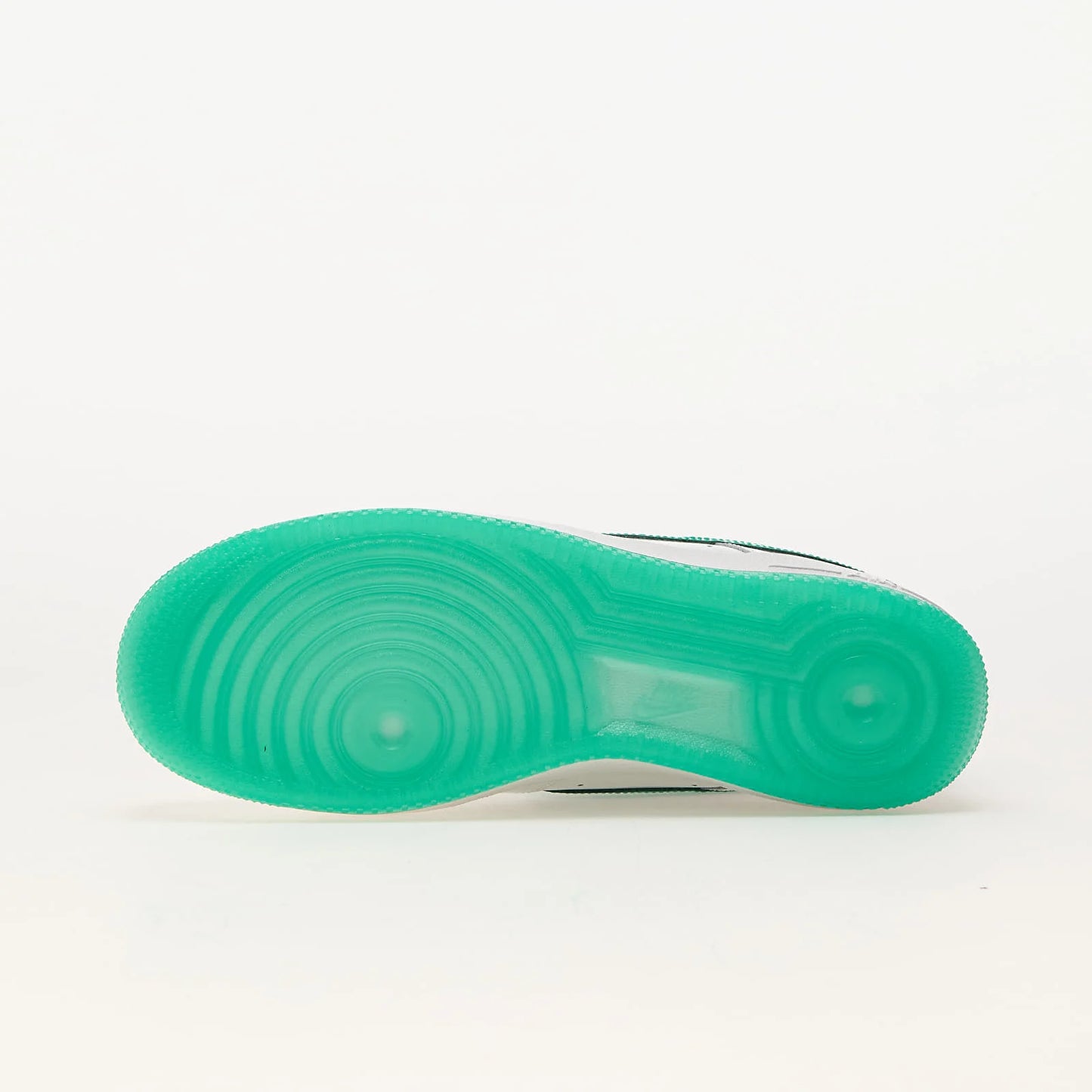 Talpa verde transparentă a pantofului Nike Air Force 1 Low Platinum Tint Stadium Green