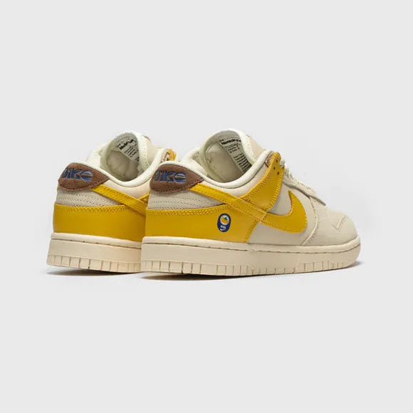 Pantofi sport Nike Dunk Low LX Banana cu accente galbene si alb crem pentru un stil casual modern
