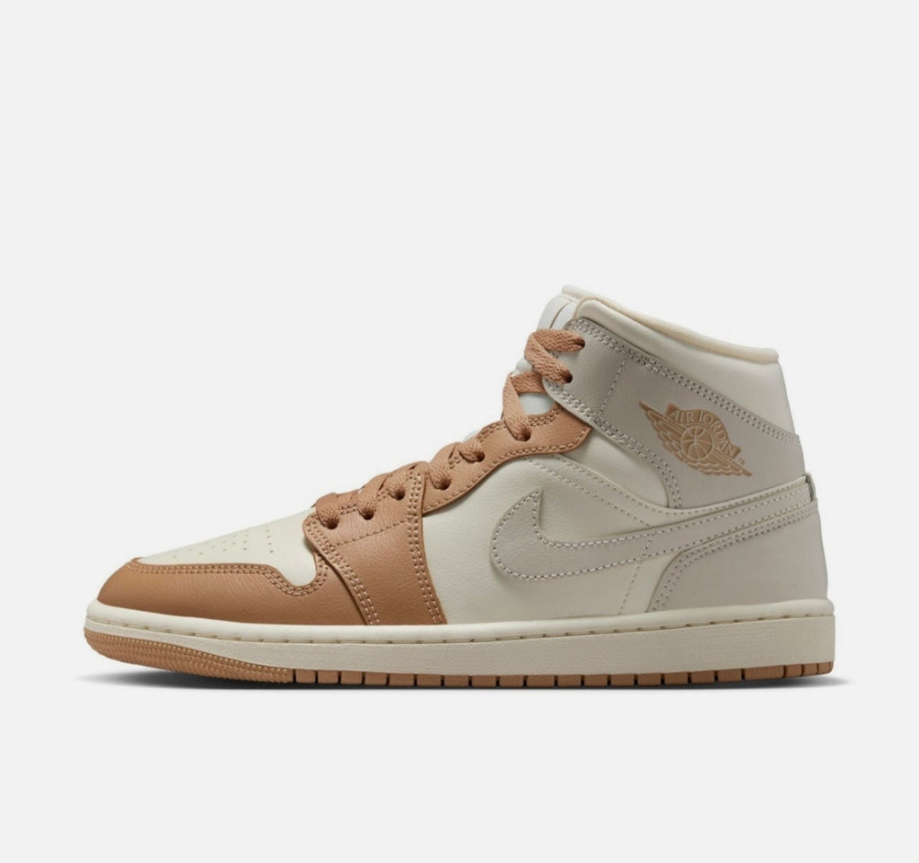 Air Jordan 1 Mid “Tan Toe” BQ6472-118