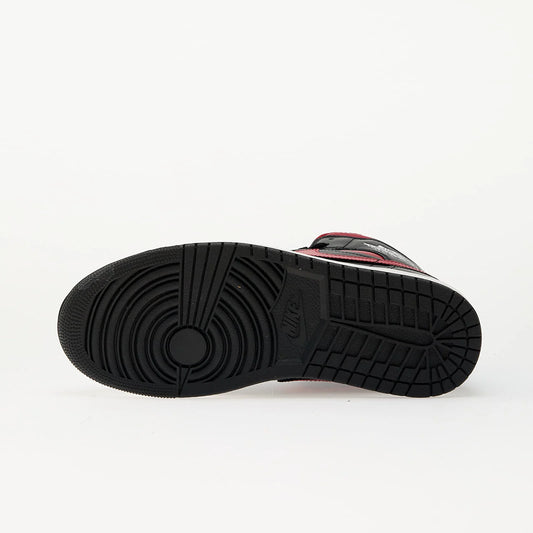Air Jordan 1 Mid "Black/ Varsity Red-Summit White"