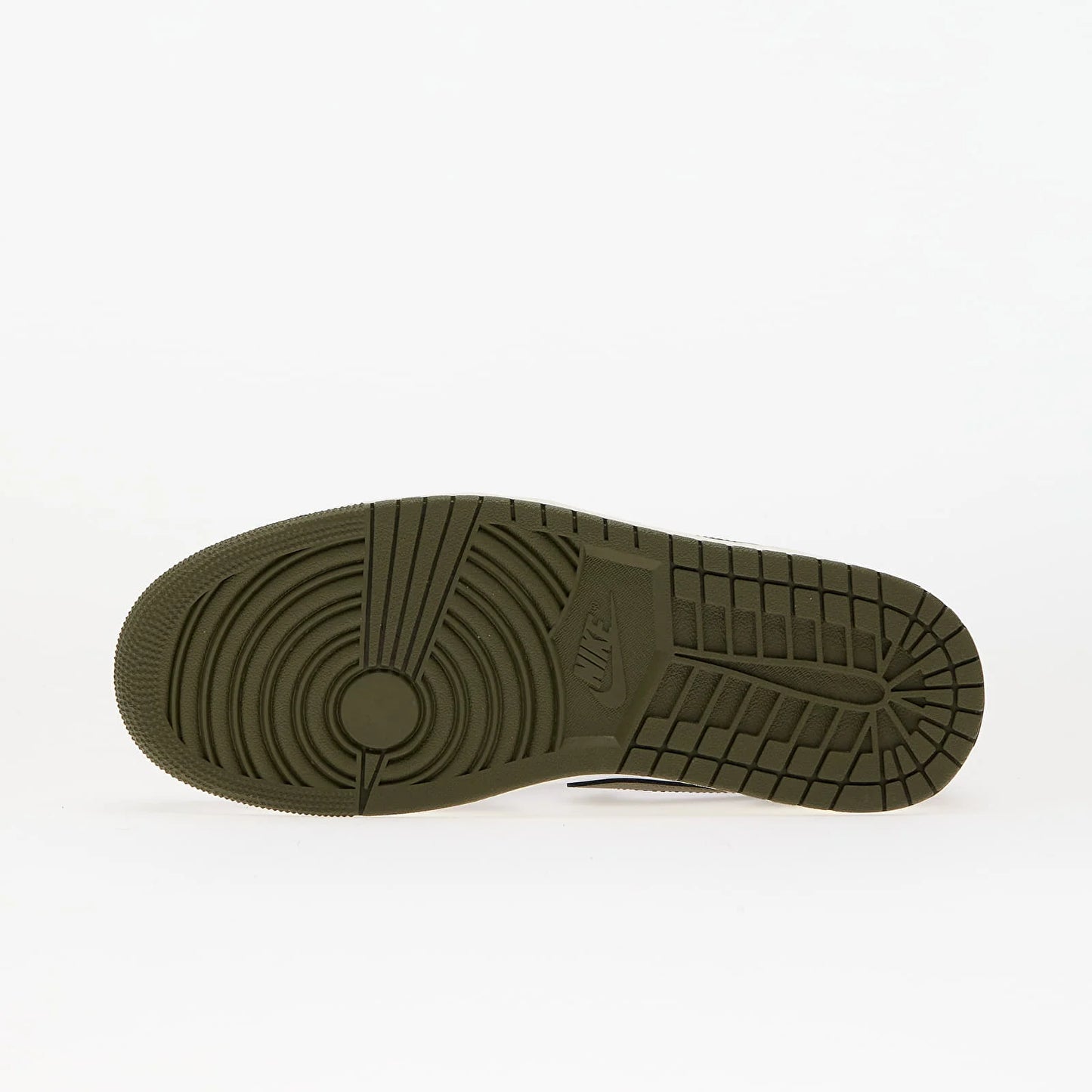 Air Jordan 1 Low GS "Black Toe Medium Olive" 553560-092