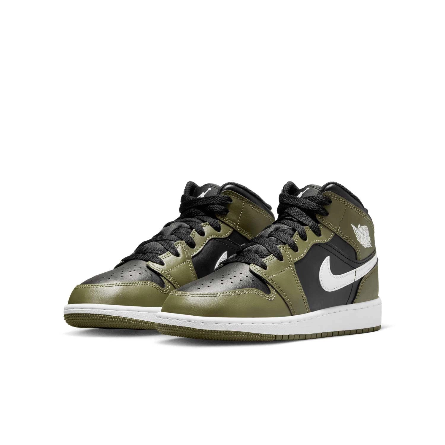 Air Jordan 1 Mid “Black/White/Olive” DQ8423 092