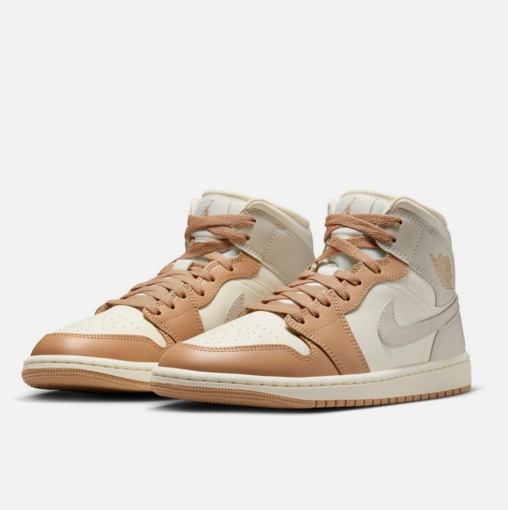 Air Jordan 1 Mid “Tan Toe” BQ6472-118