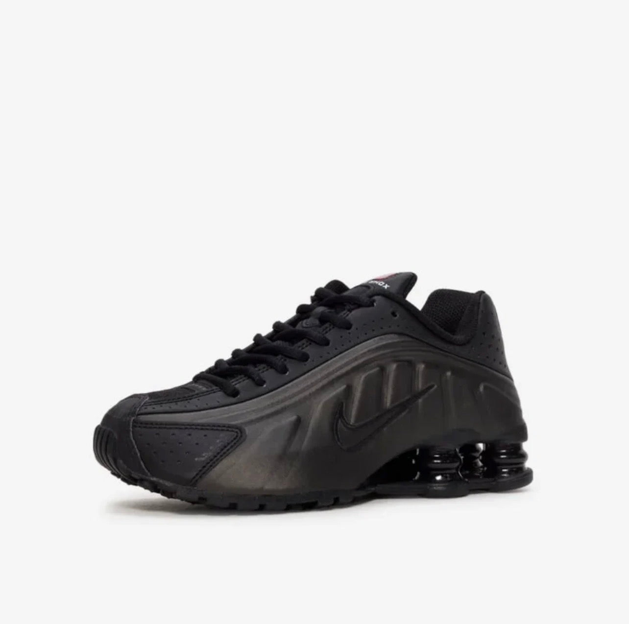Nike Shox R4 GS “Black Bright Crimson” CW2626-003