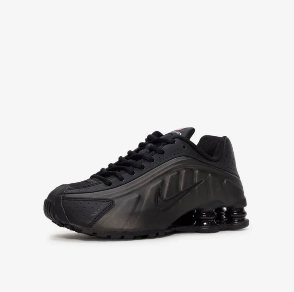 Nike Shox R4 GS “Black Bright Crimson” CW2626-003
