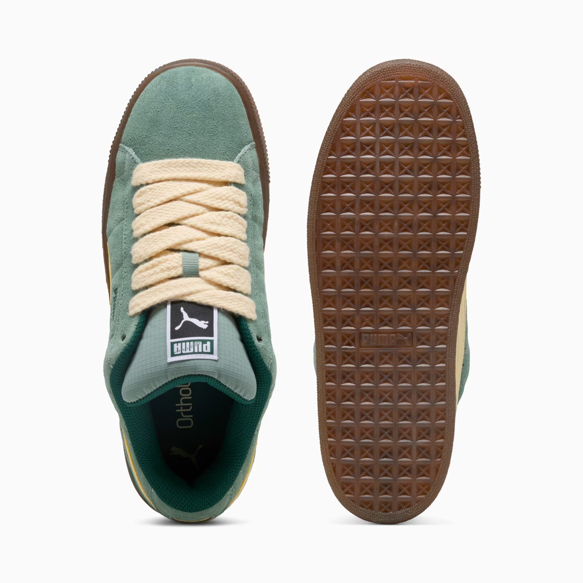 Puma Suede XL SK8TE Wrld "Green Moon" 401352-02