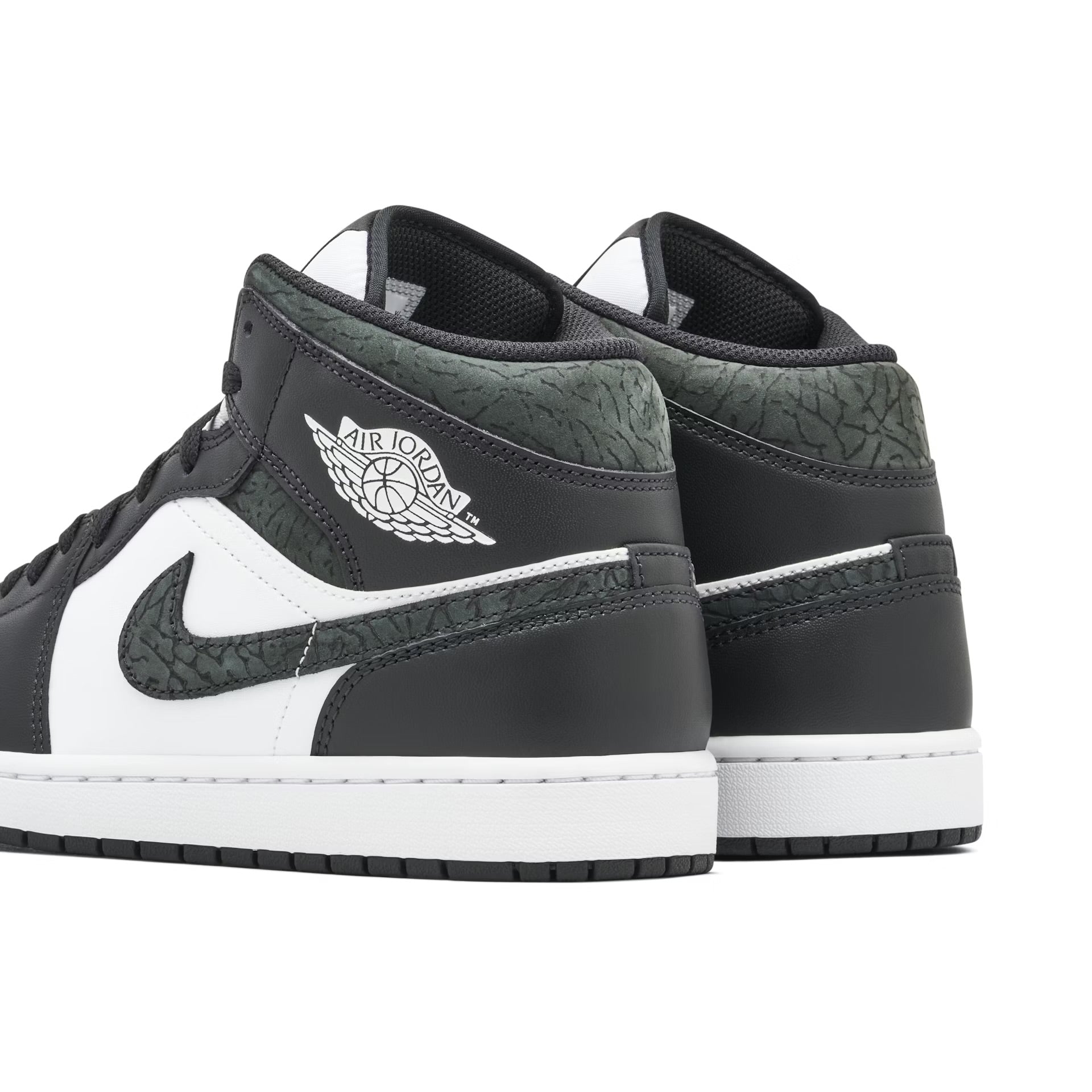 Air Jordan 1 Mid “Panda Elephant Print” FB9909 001