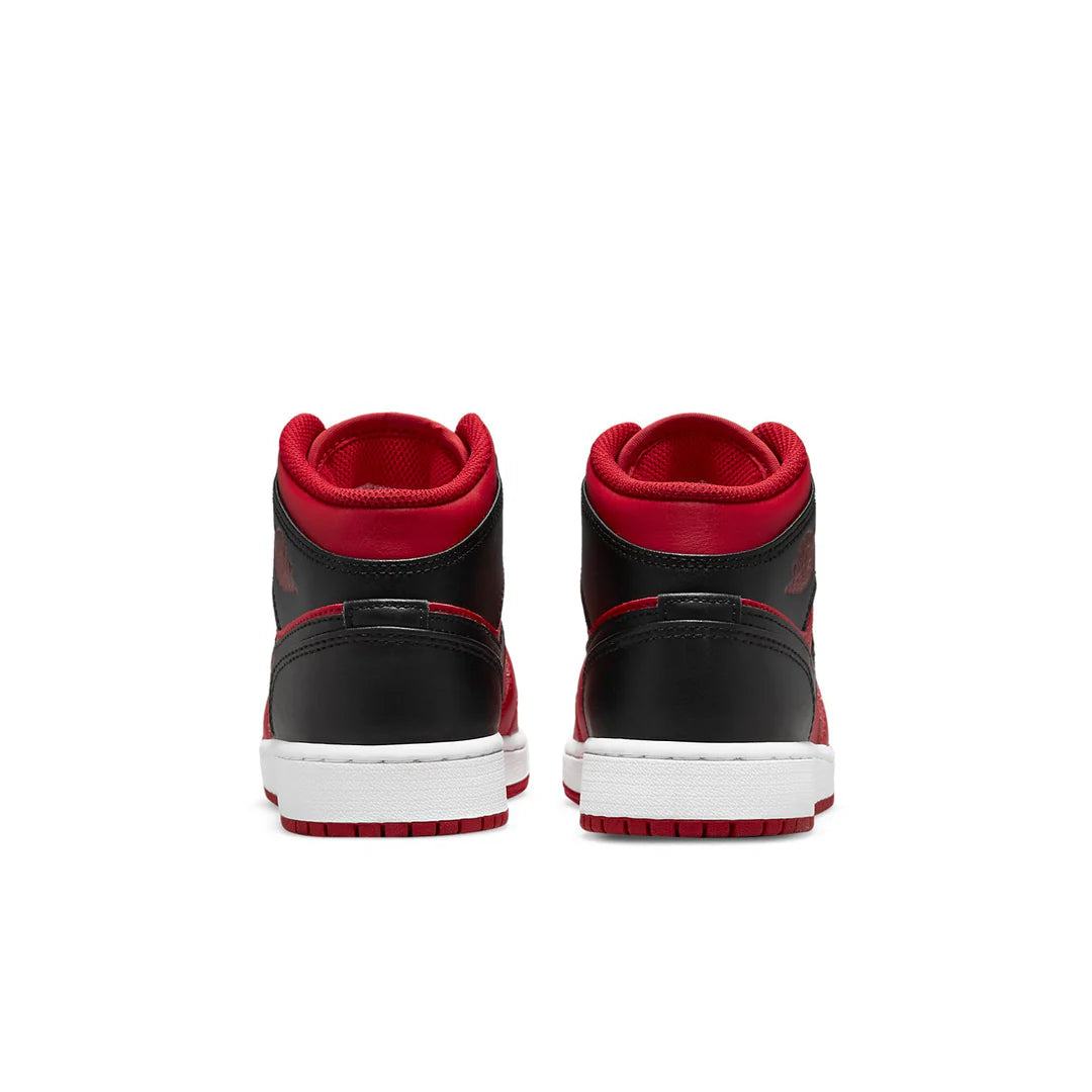 Air Jordan 1 Mid Reverse Bred (GS) 554725-660