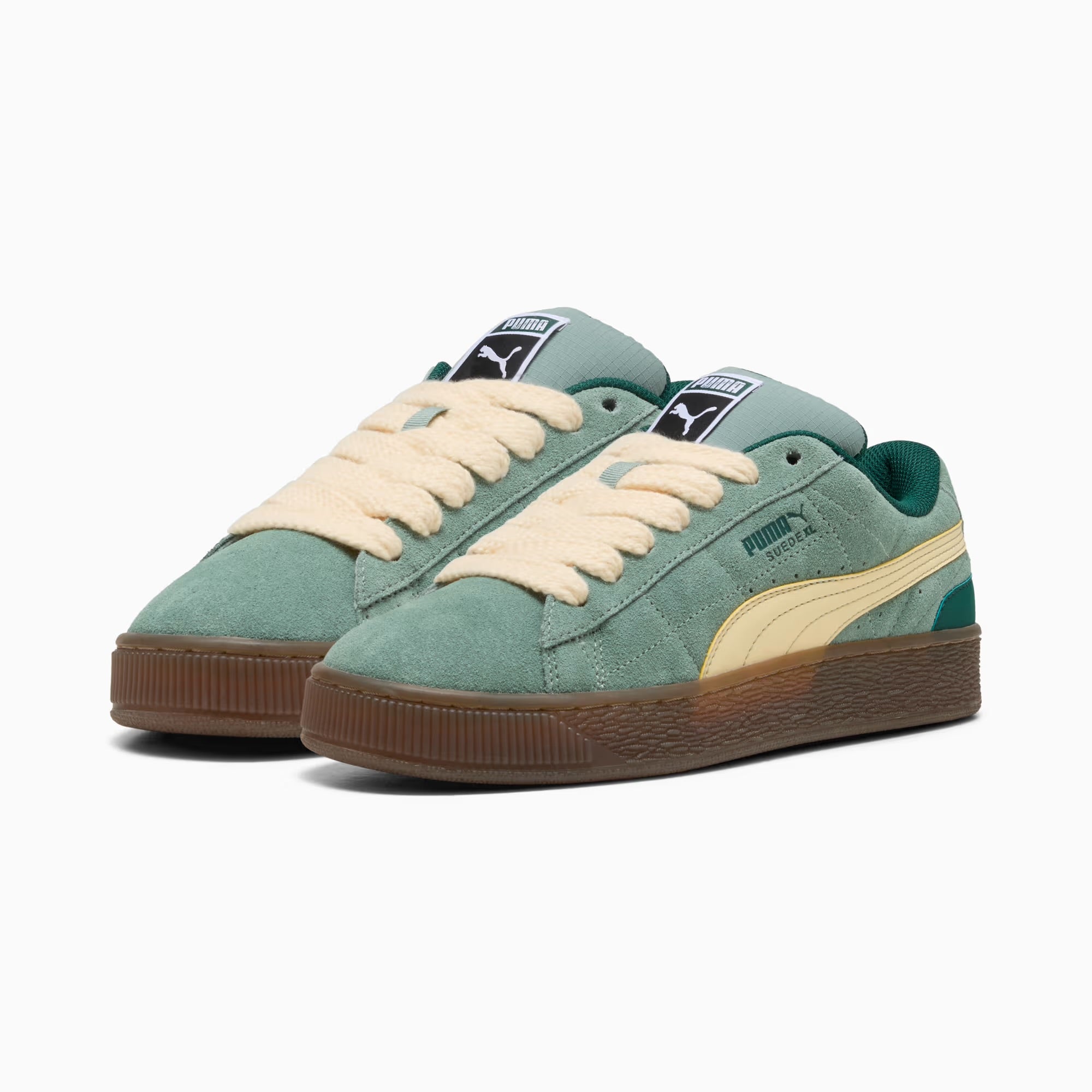 Puma Suede XL SK8TE Wrld "Green Moon" 401352-02