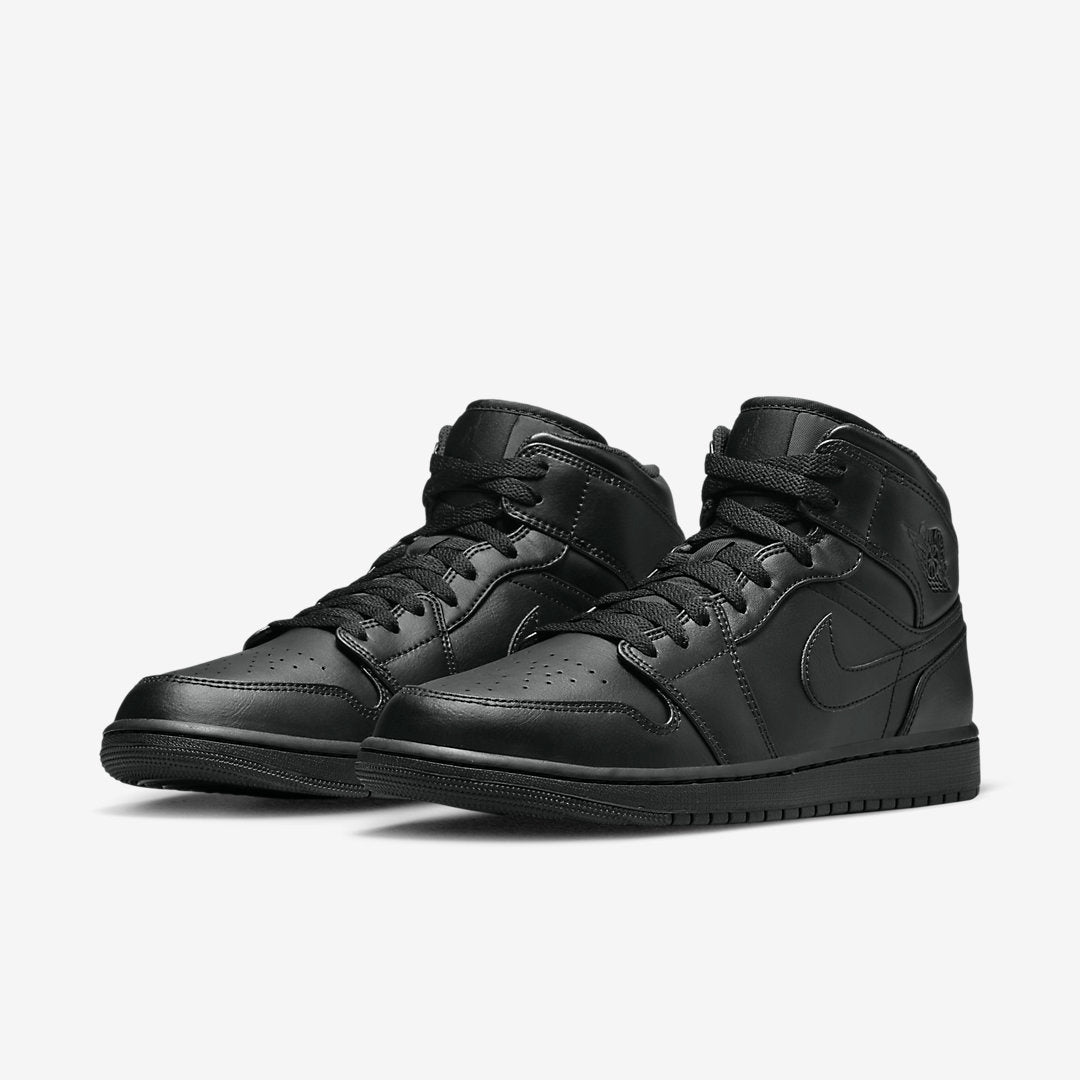 Air Jordan 1 Mid “Triple Black” 554724-093