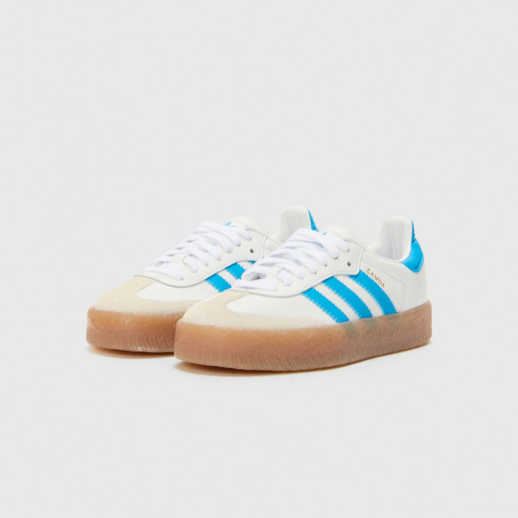 Adidas SambaE “White/Light Blue”