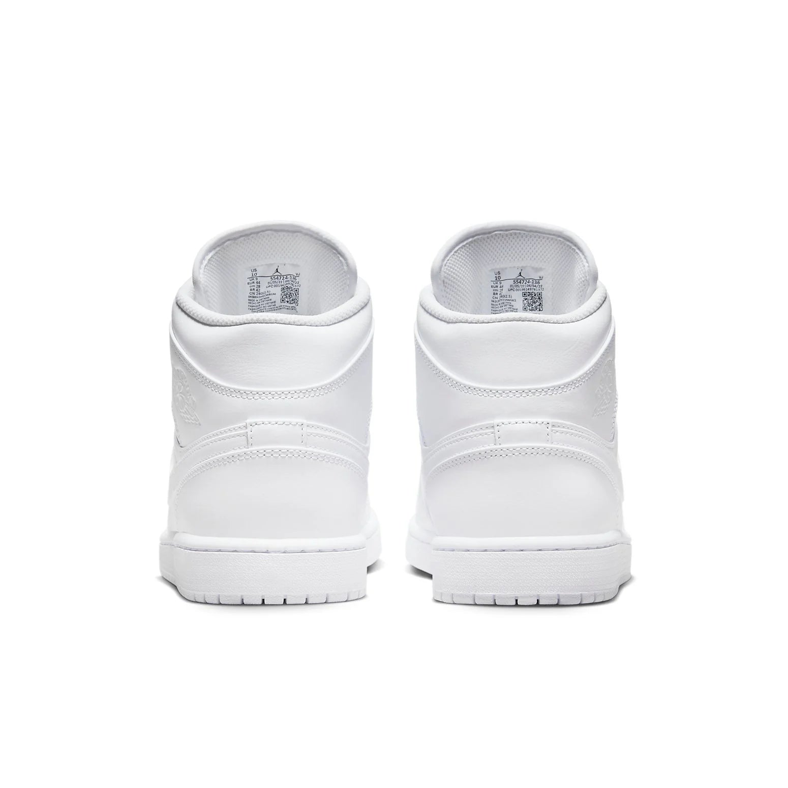 Air Jordan 1 Mid 'Triple White' DV0991 111