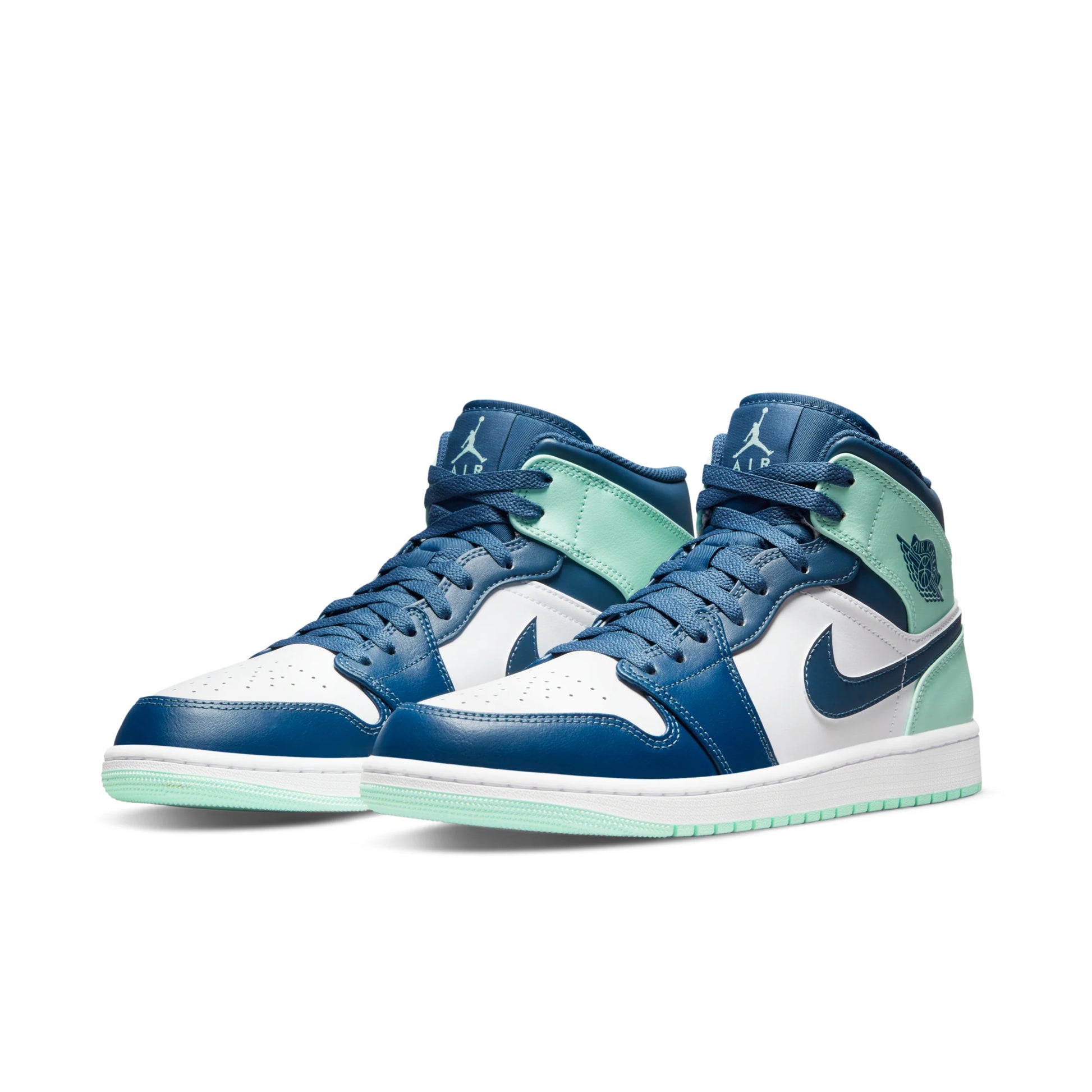 Air Jordan 1 Mid “Mystic Navy Mint Foam” 554724-413