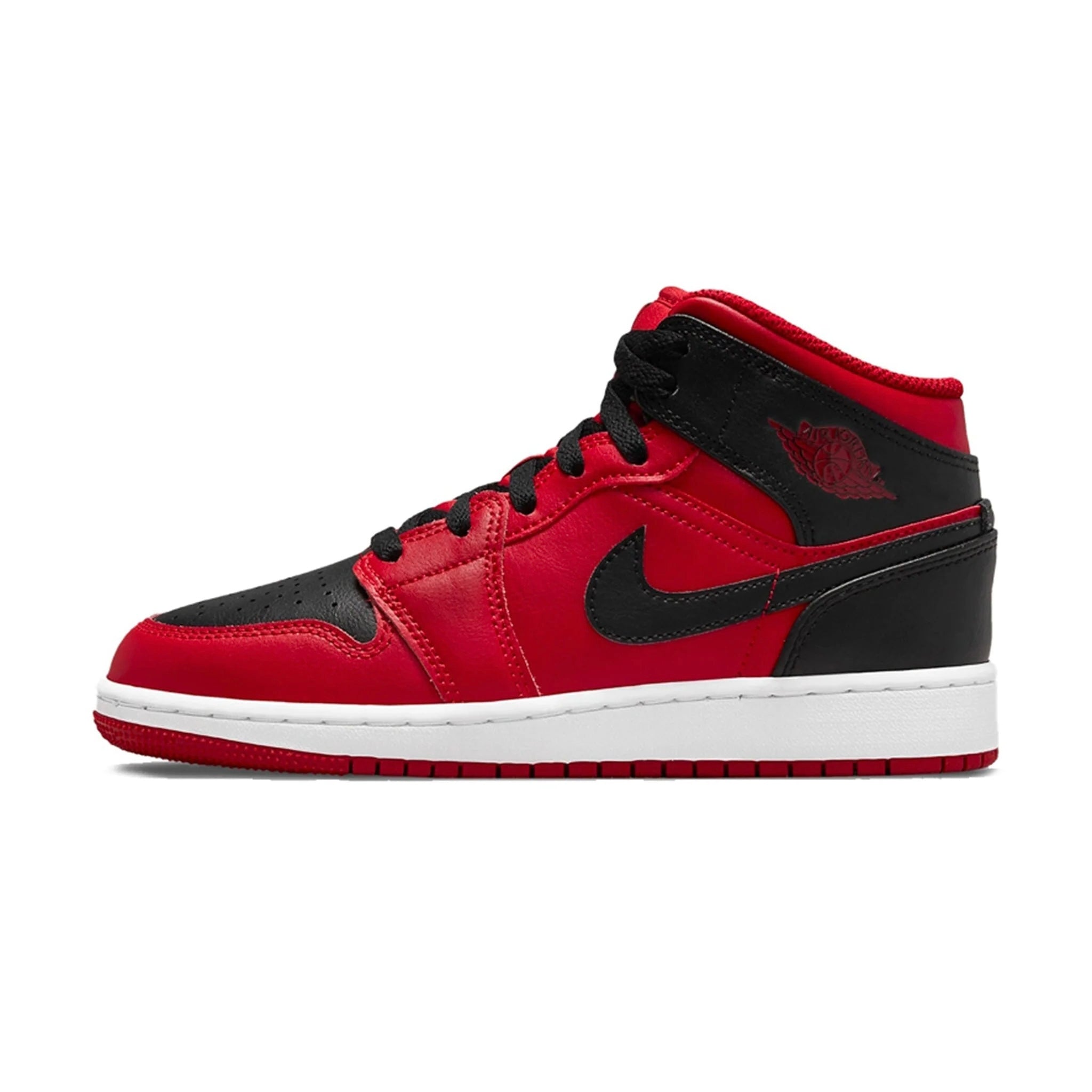 Air Jordan 1 Mid Reverse Bred (GS) 554725-660