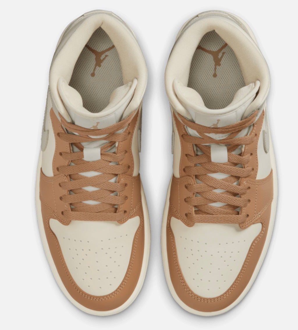 Air Jordan 1 Mid “Tan Toe” BQ6472-118
