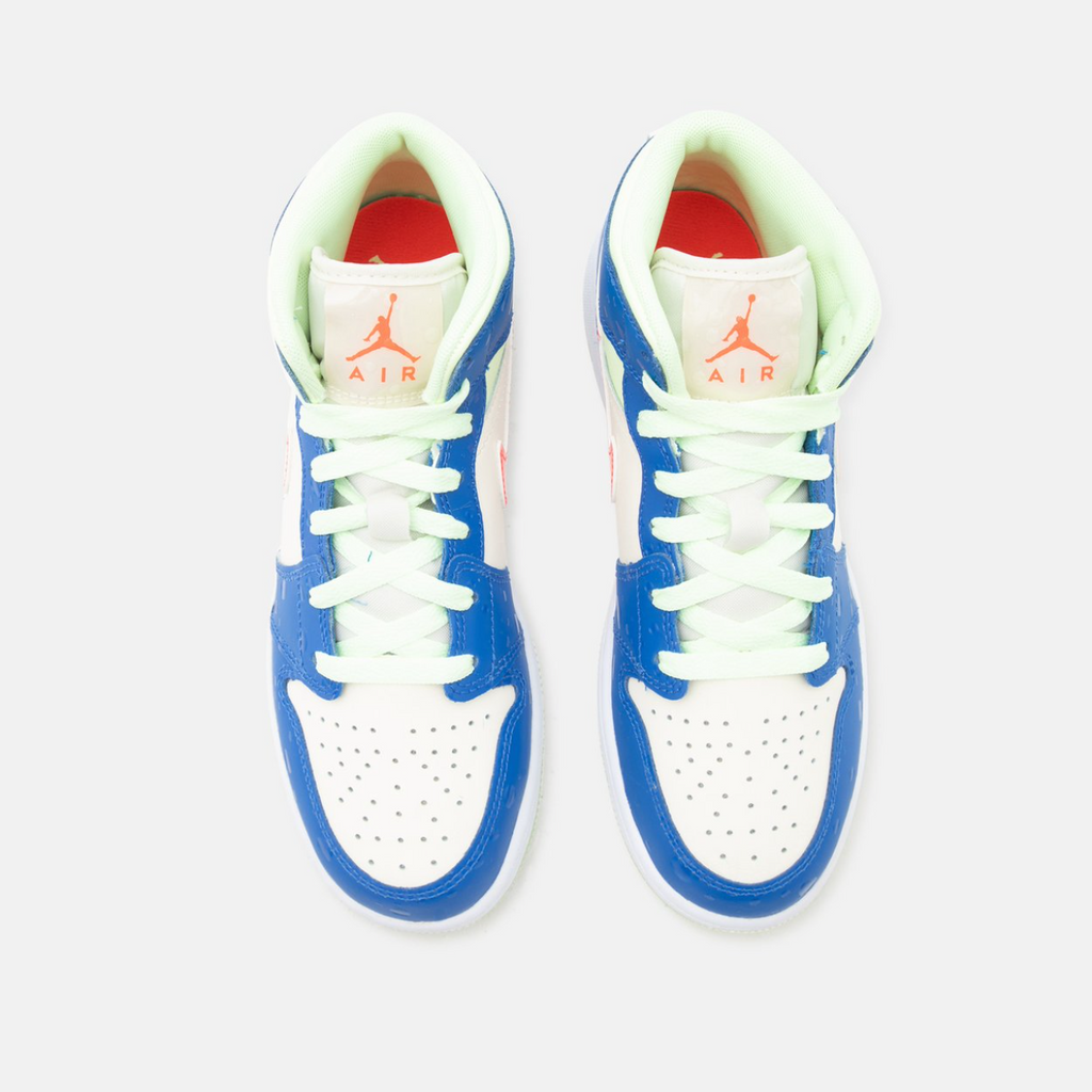 Air Jordan 1 Mid “Game Royal Barely Volt Infrared” II1258-400
