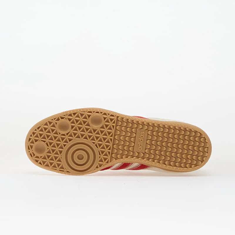 Adidas Samba OG Pony Hair “Wonder Beige/Better Scarlet” JS3935