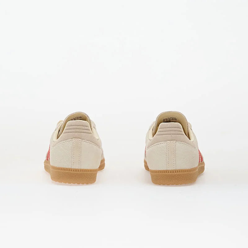 Adidas Samba OG Pony Hair “Wonder Beige/Better Scarlet” JS3935