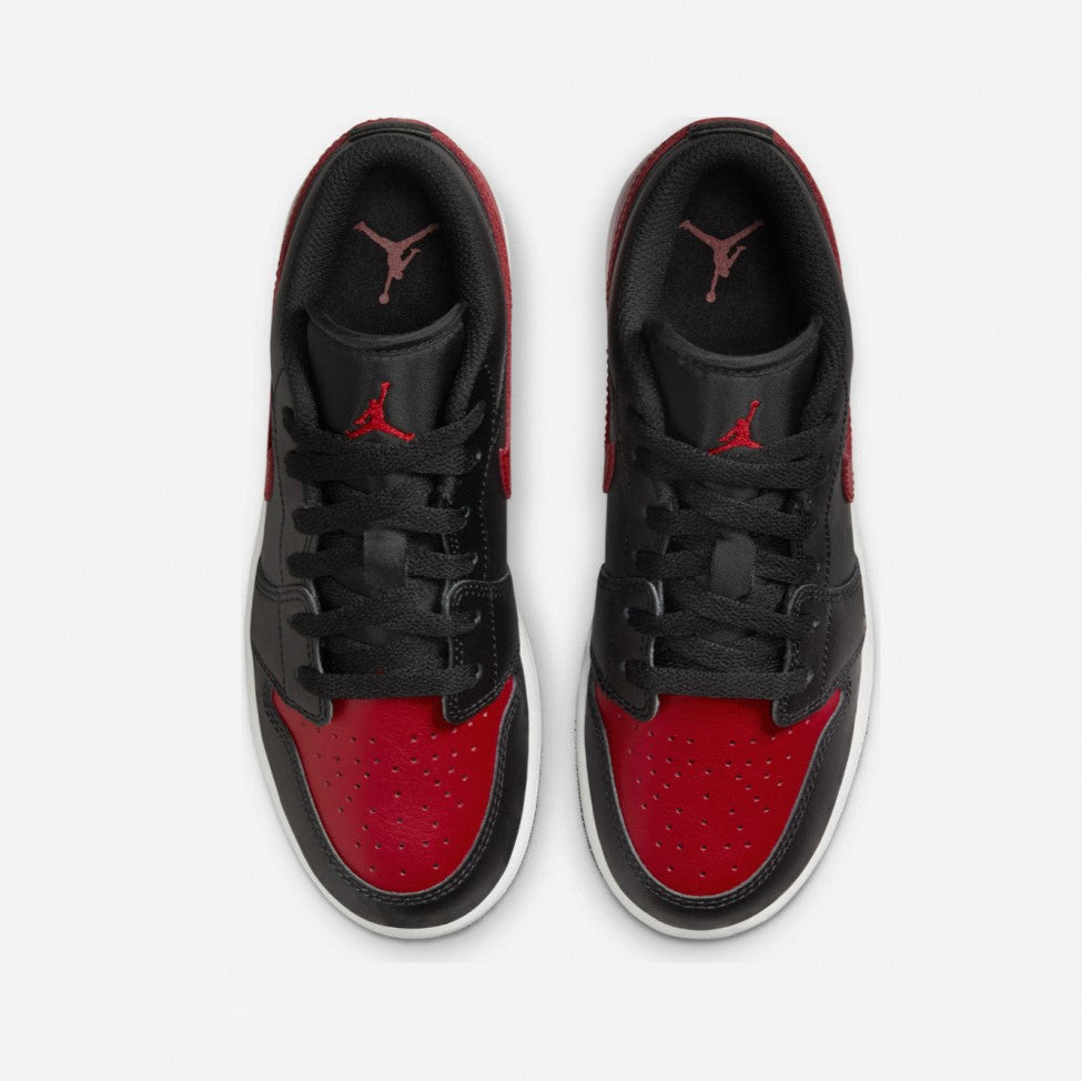 Air Jordan 1 Low "Black / Varsity Red / Summit White"