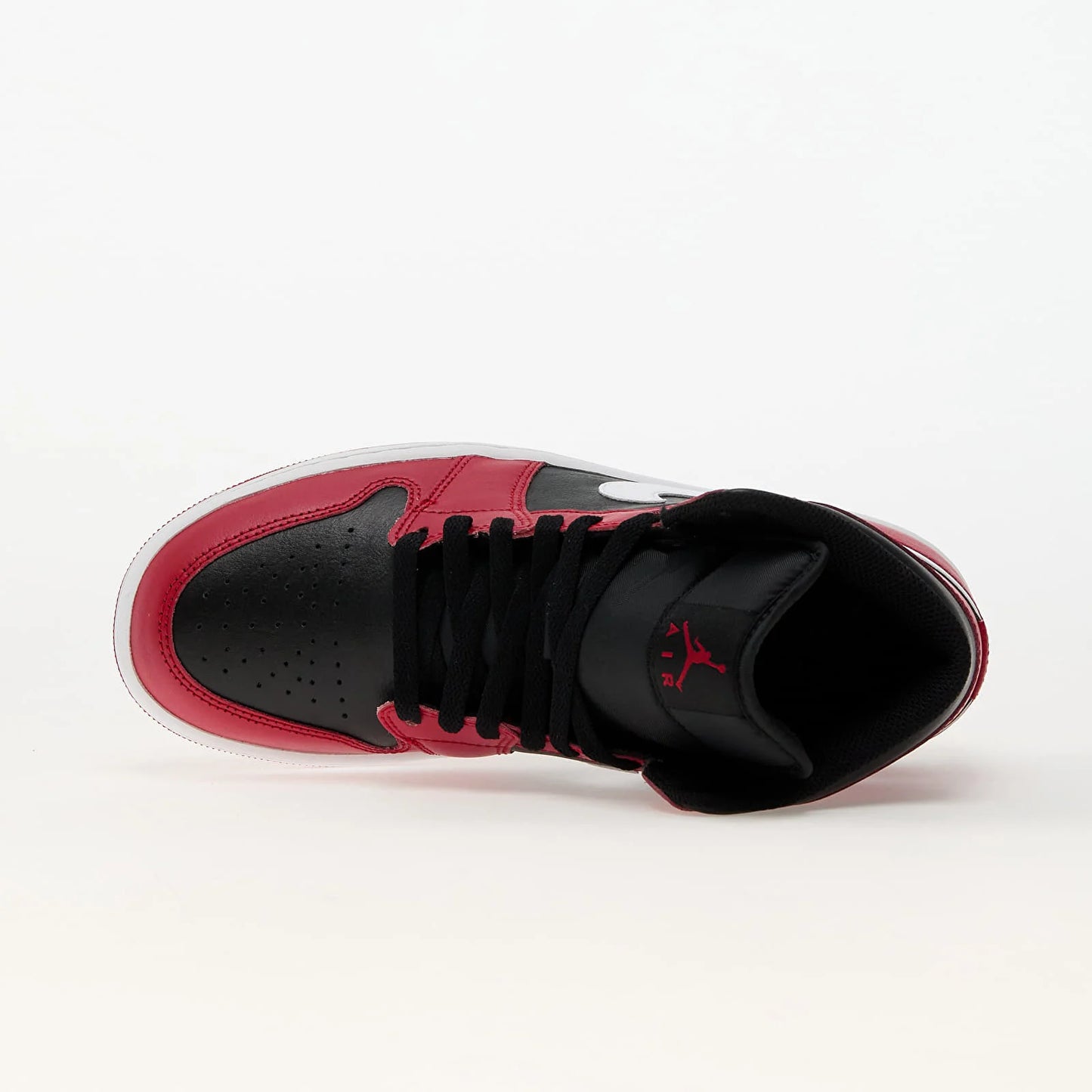 Air Jordan 1 Mid "Black/ White-Gym Red"