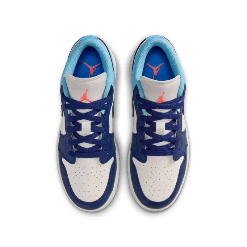 Air Jordan 1 Low “Sail Blue Chill” 553560-149