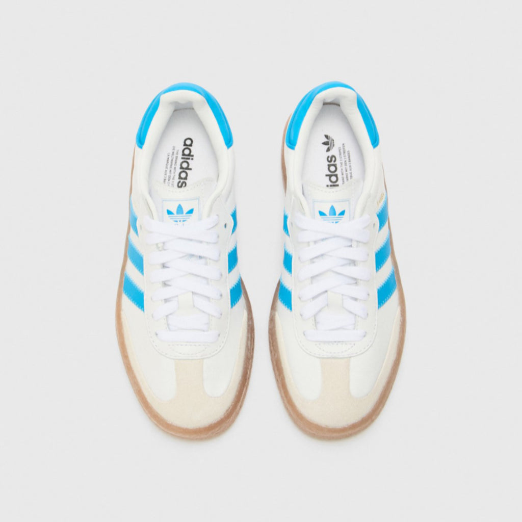 Adidas SambaE “White/Light Blue”