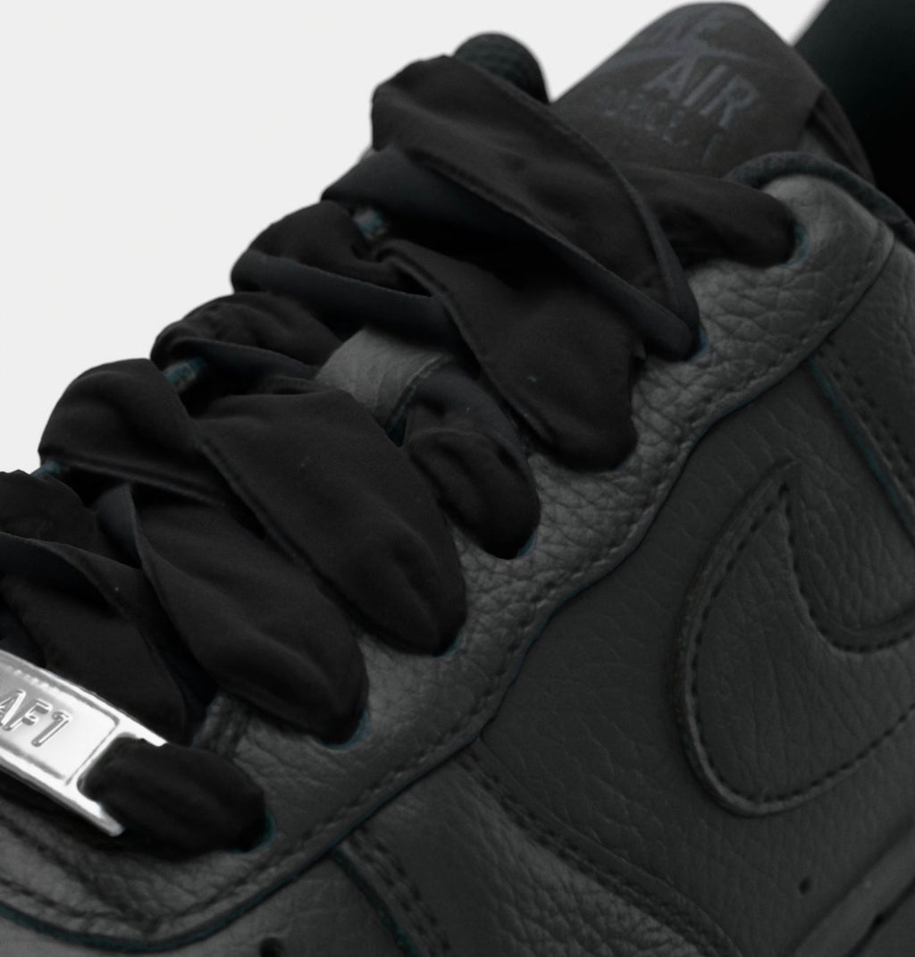 Nike Air Force 1 Low “Triple Black Velvet Laces”