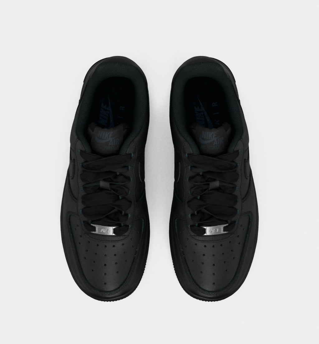 Nike Air Force 1 Low “Triple Black Velvet Laces”
