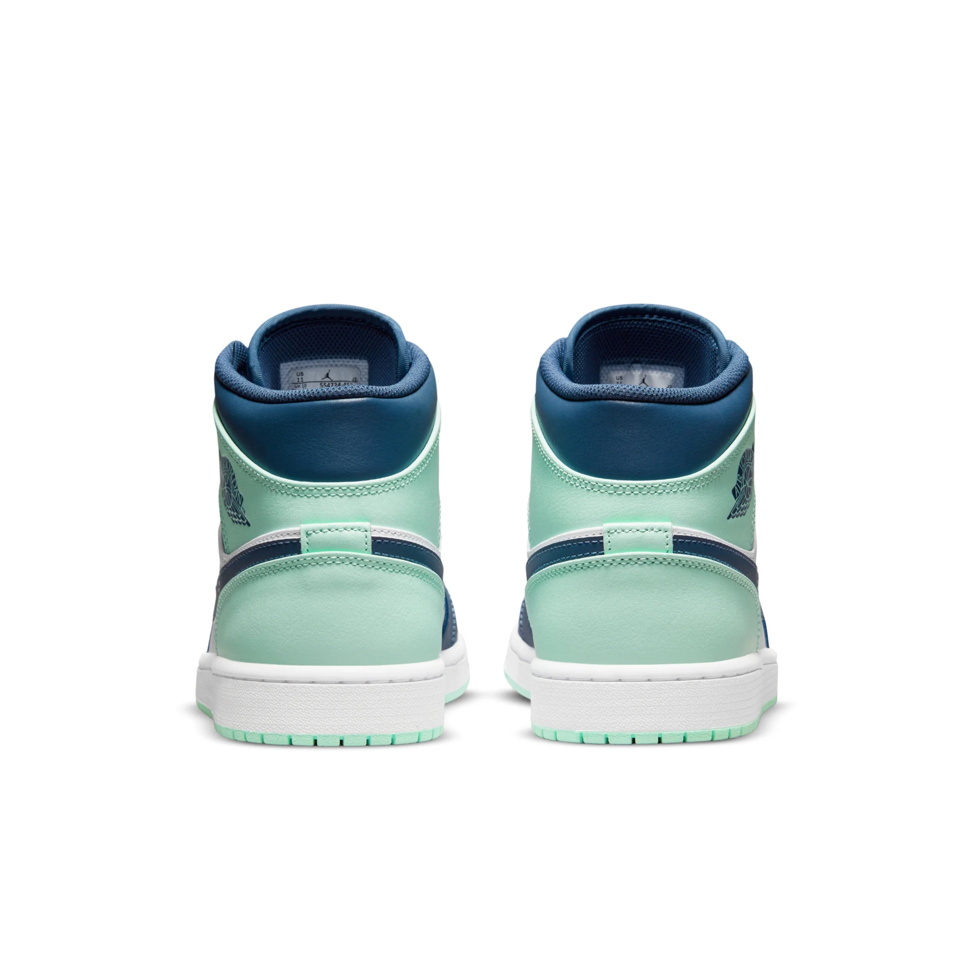 Air Jordan 1 Mid “Mystic Navy Mint Foam” 554724-413