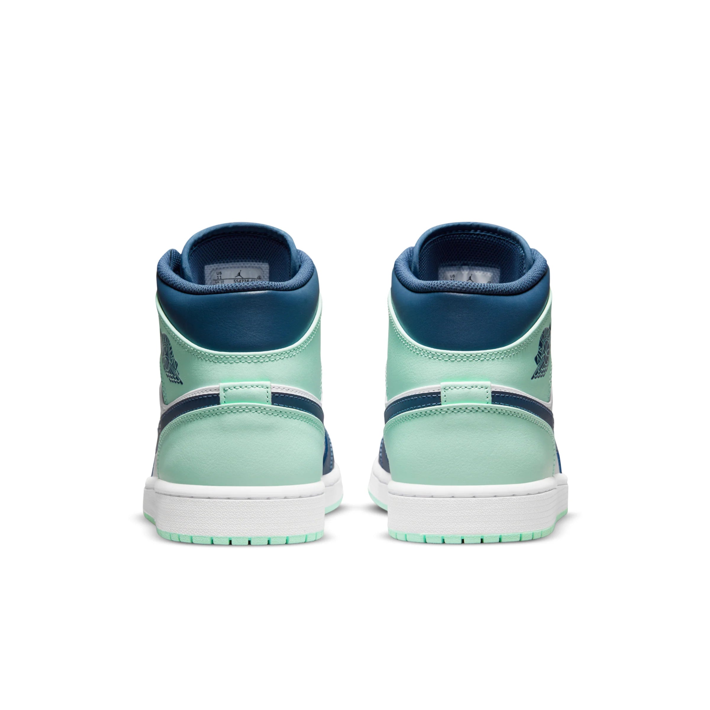 Air Jordan 1 Mid “Mystic Navy Mint Foam” 554724-413