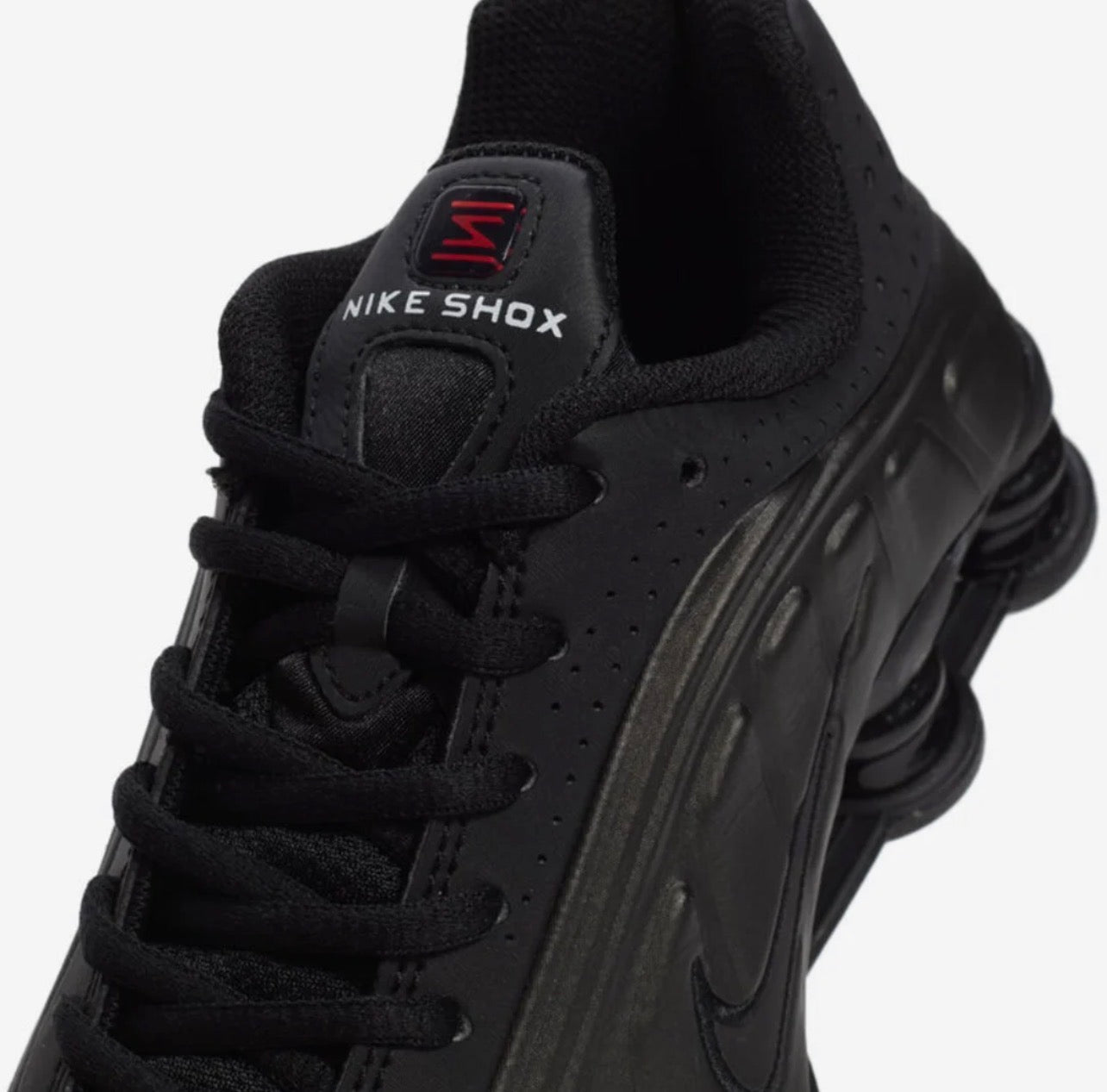 Nike Shox R4 GS “Black Bright Crimson” CW2626-003