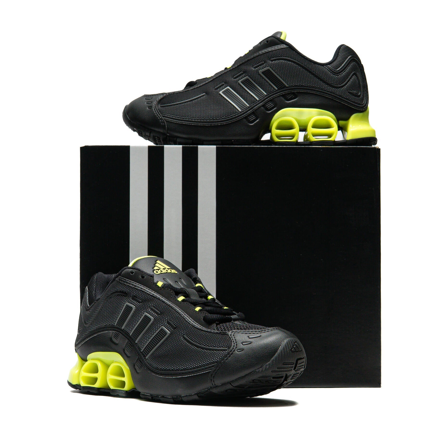 Adidas MegaRide 01 “Black/Solar Yellow” JR3677