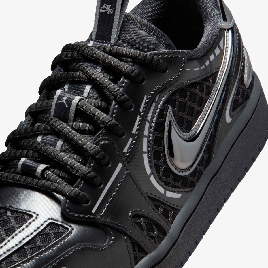 Air Jordan 1 Low Method of Make v3 “Black/Metalic Silver” HQ2186-001