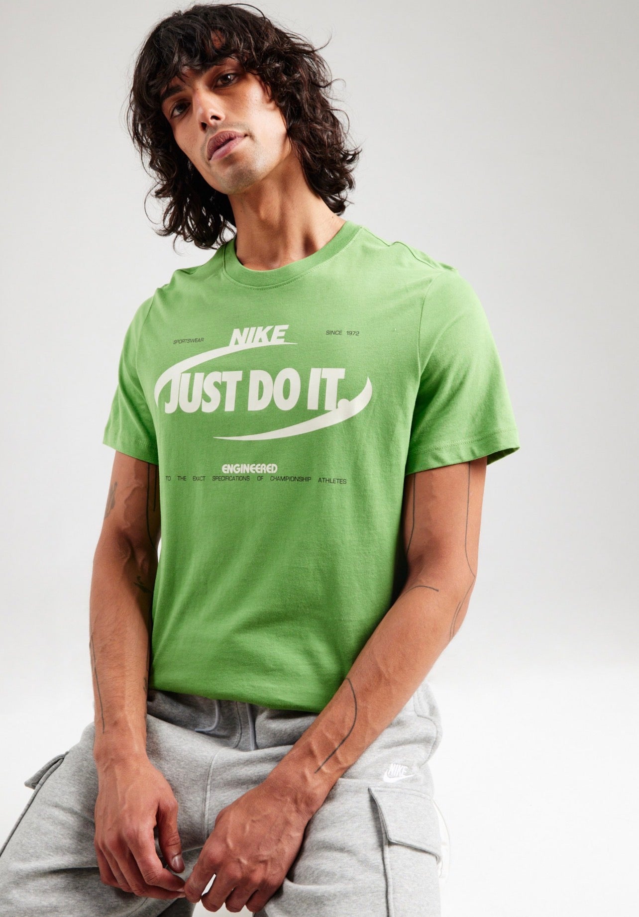 Tricou Nike Sportswear Green “Just Do It” HQ9159-350