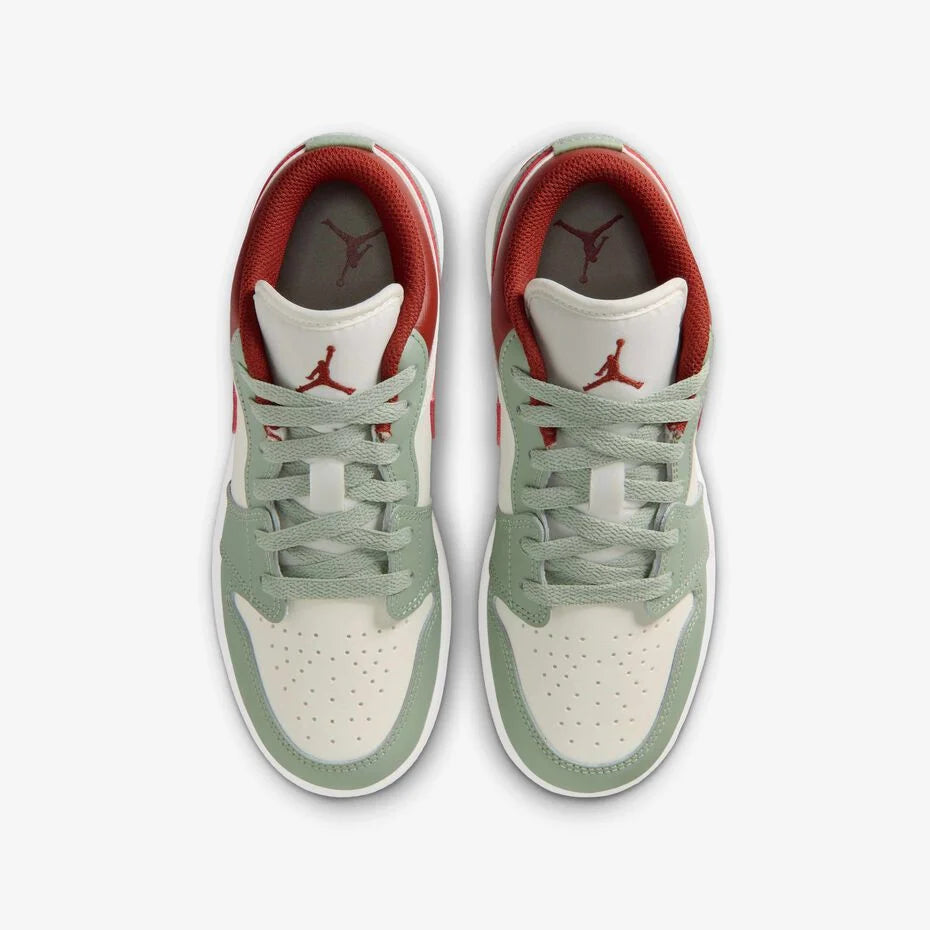 Air Jordan 1 Low “Sail/Summit White/Redstone/Jade Horizon”