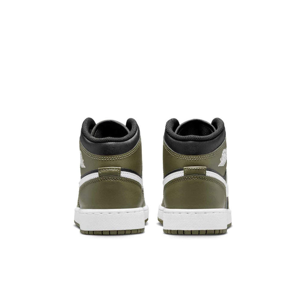 Air Jordan 1 Mid “Black/White/Olive” DQ8423 092
