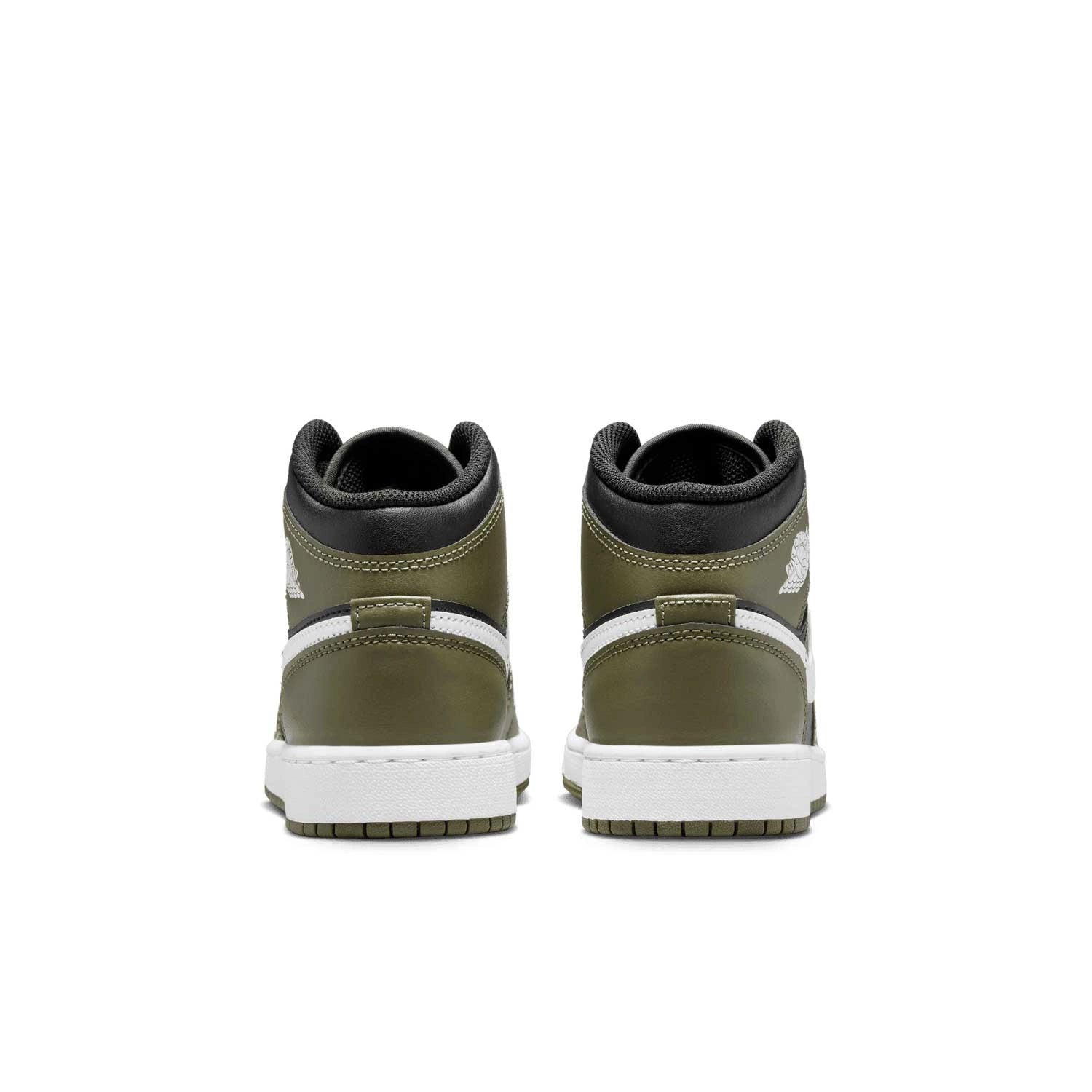 Air Jordan 1 Mid “Black/White/Olive” DQ8423 092