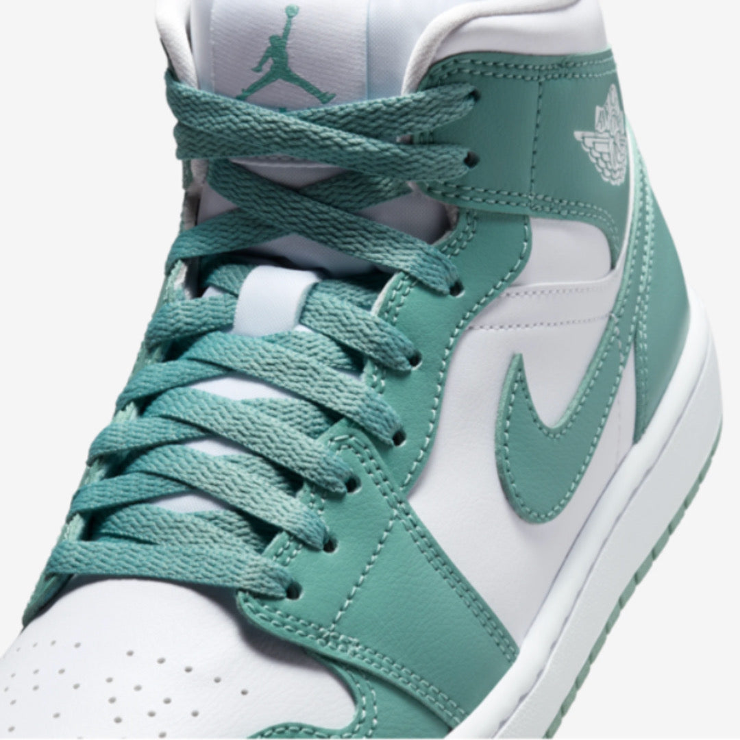 Air Jordan 1 Mid “Light Teal/White” BQ6472-138
