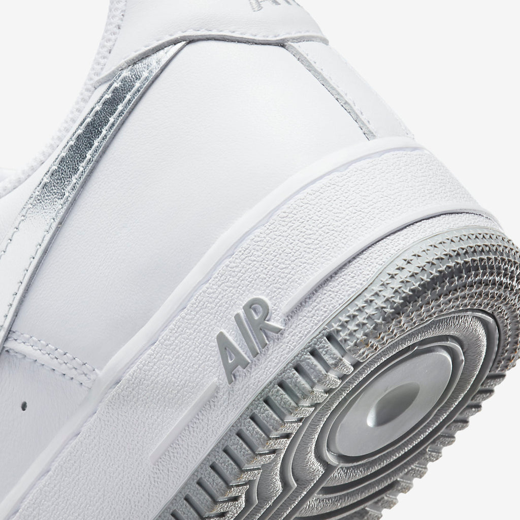 Nike Air Force 1 '07 Low “Color of the Month White Metallic Silver” DZ6755-100