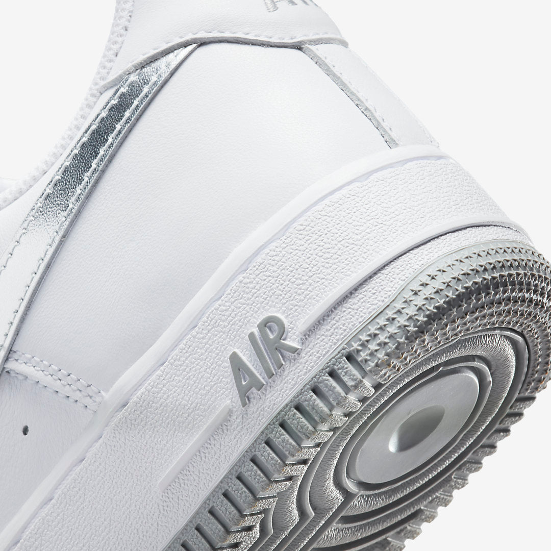 Nike Air Force 1 '07 Low “Color of the Month White Metallic Silver” DZ6755-100