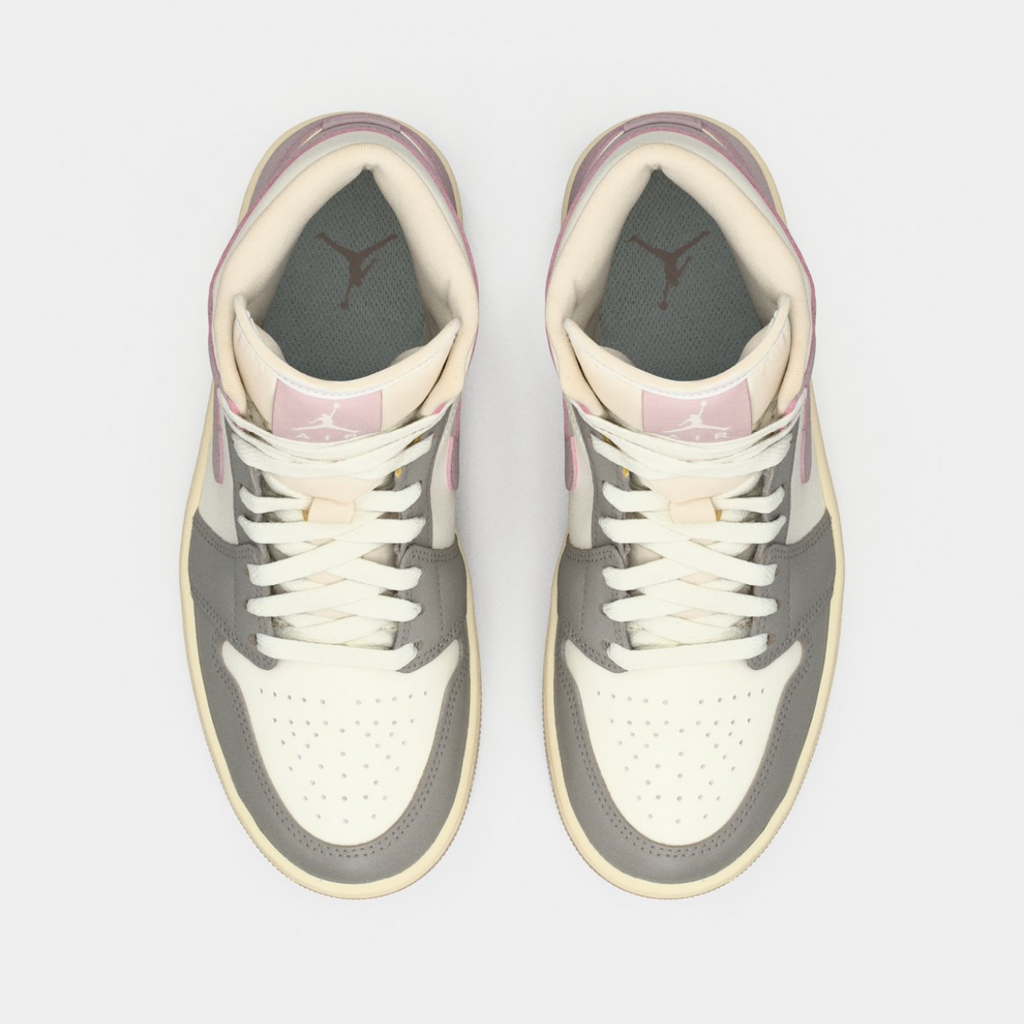 Air Jordan 1 Mid “Enigma Stone/Particle Rose” BQ6472-122