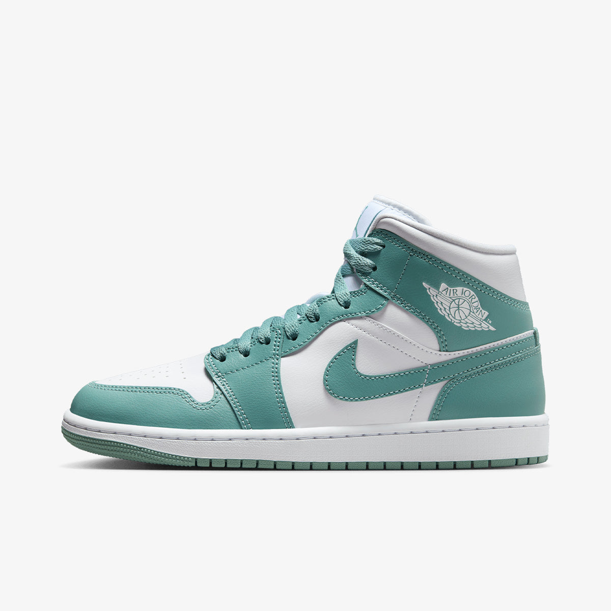 Air Jordan 1 Mid “Light Teal/White” BQ6472-138