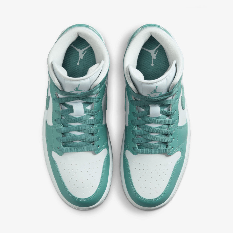 Air Jordan 1 Mid “Light Teal/White” BQ6472-138
