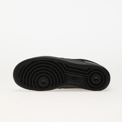Talpa neagră a pantofului Nike Air Force 1 '07 Carbon Fiber cu model circular detaliat