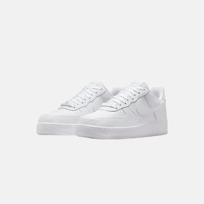 Pantofi sport Nike Air Force 1 Low Multi Prints albi cu design simplu și talpă groasă