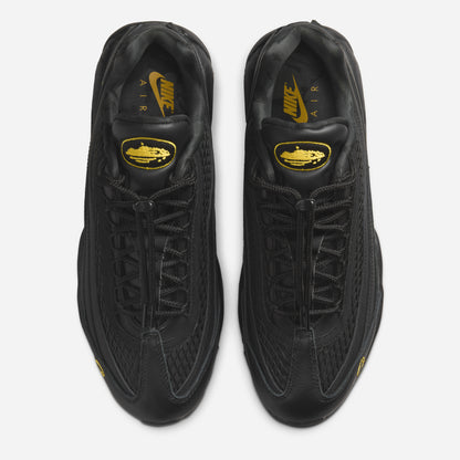 Pantofi sport Nike Air Max 95 x Corteiz Honey Black în negru cu detalii galbene și design modern