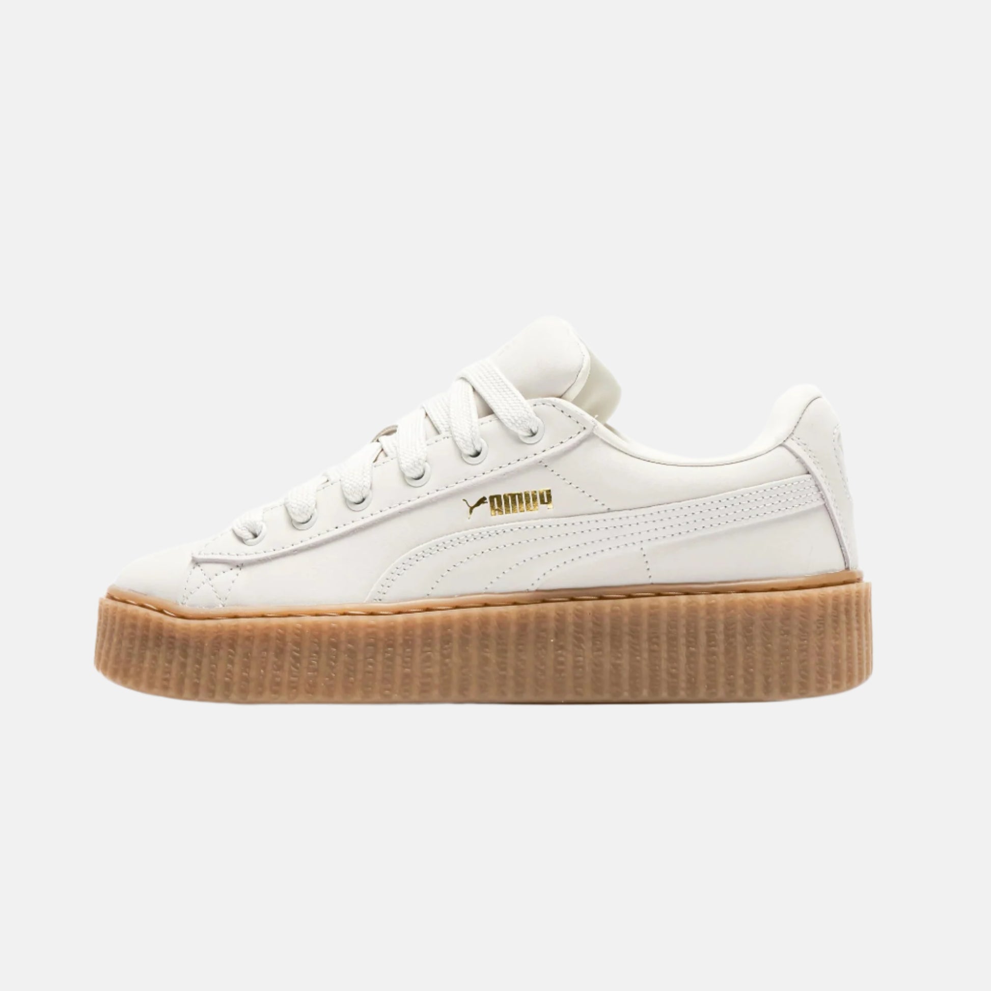 Puma x Fenty Creeper Phatty Nubuck "Warm White/Gold/Gum"