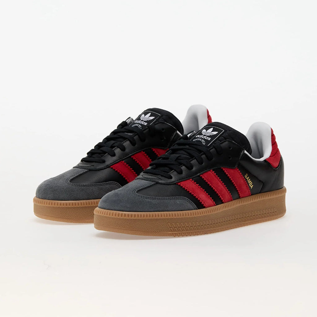 Pantofi sport Adidas Samba XLG Core Black Better Scarlet cu talpă cauciuc pentru bărbați